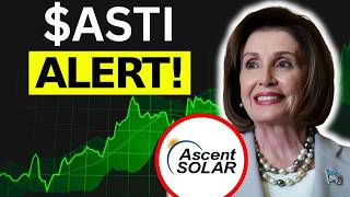 ASTI Stock MASSIVE NEWS!? (Thank Me Later Bro) Ascent Solar Technologies stock analysis