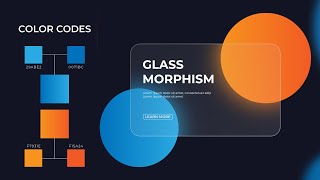 Trendy Glass Morphism Effect  Illustrator tutorial | Real Glassmorphism Card Hover Effects | Effect