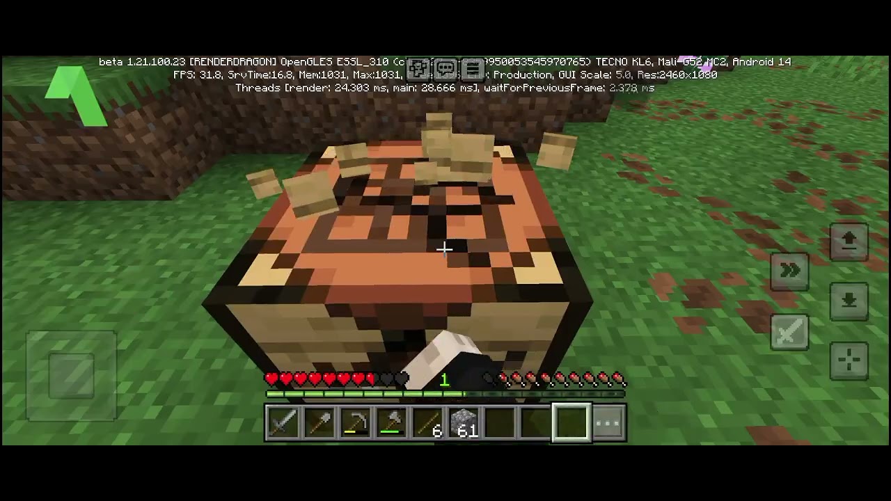 جربت لعبه ماين كرافت لا تنسوا اللايك والاشتراك