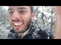 First snowfall of my life on shimla hill