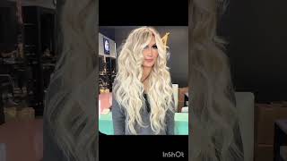 loiro perfeito #hairstyle #hairdye #loiras #platinumhair #stylehair #longhair #hairoftheday #hair