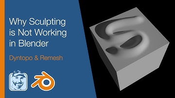 Why Sculpting is Not Working in Blender (Dyntopo & Remesh)
