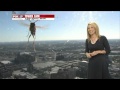 Bee 'attacks' Meteorologist Jennifer Ketchmark during weather forecast