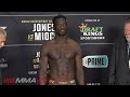 UFC 309 Official Weigh-Ins: Jon Jones vs Stipe Miocic