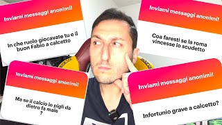 "In che RUOLO GIOCAVATE TU e FABIO a CALCIO⁉️" 🤔 FAQ TIME CALCISTICO