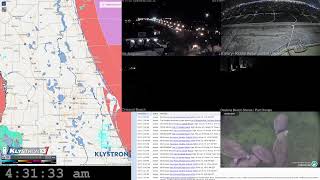 🔴LIVE Daytona Beach Weather Radio Radar and Beach Cams