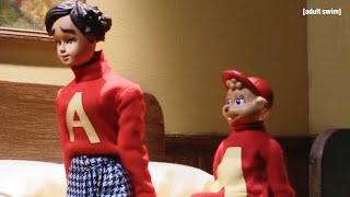 Alvin and The Groupies | Robot Chicken | adult swim