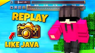 Java-Level Replay in Pocket Edition! | Ultimate Mod Upgrade 🔥| REPLAY Mod For Mcpe screenshot 2