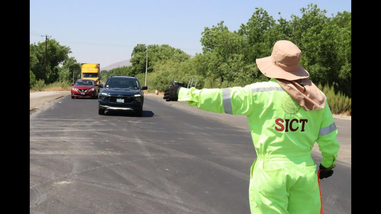 SCT y SICT intensifican labores de conservación en las carreteras Altavista-El Saucillo y Gómez Palacio-Jiménez  