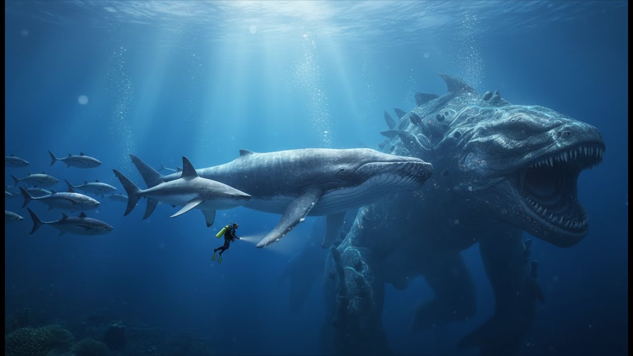 Deep Sea Monsters SIZE COMPARISON 2026 | From Tiny Fish to SCP-169 (Realistic 3D)
