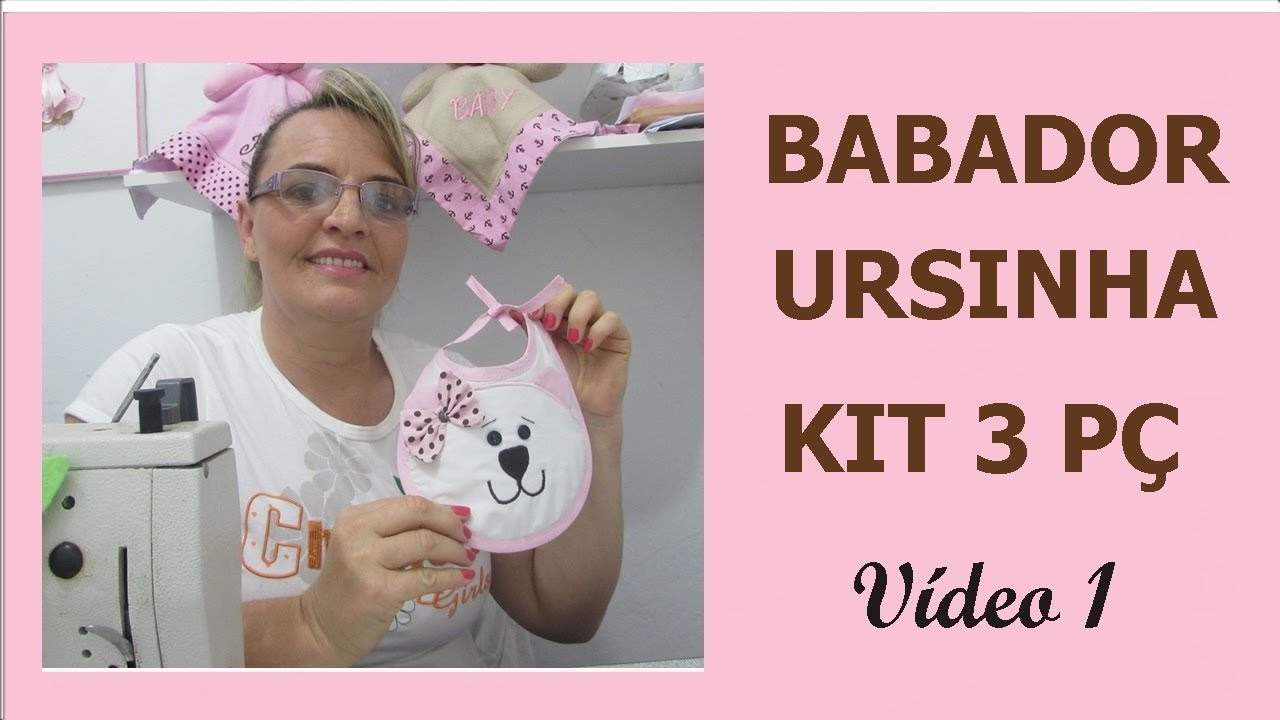 Como fazer babador ursinho