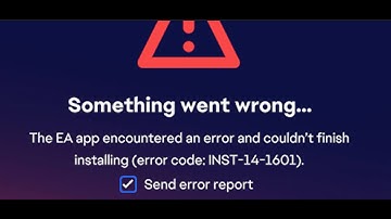 Fix EA App Error Code INST-14-1601 The EA App Encountered An Error And Couldn
