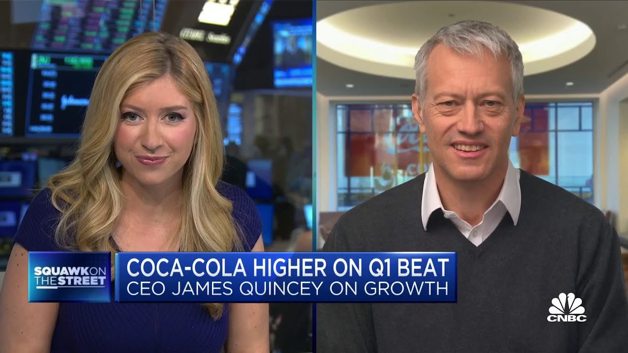CocaCola CEO James Quincey on Q1 earnings beat YouTube