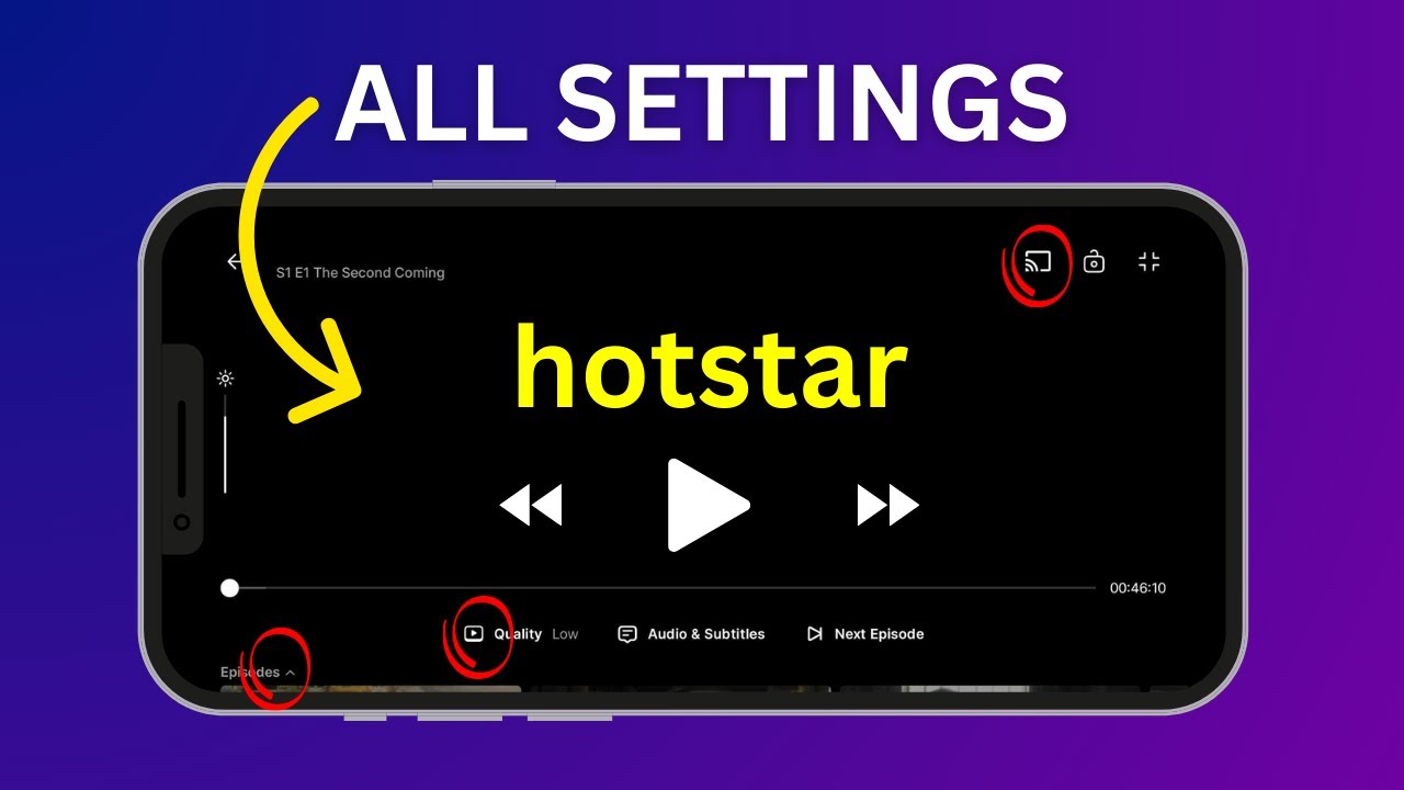 Hotstar Setting Kaise Kare   Hotstar All Settings 2023