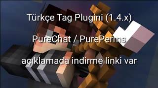 Mcpe Plugin 1.4.x | Türkçe Tag Plugini (PureChat/PurePerms)
