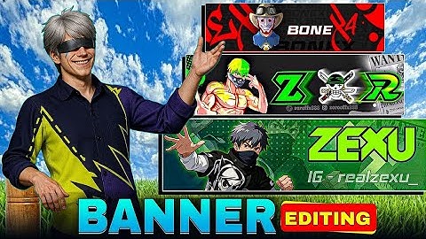 How to make 😱 Profesional Banner Like @zoroffxx  And @BONEX4_FF  |