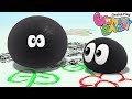 Giant Colorful Crayons For Children | Squishy Running WonderBalls Funny Kids Shows