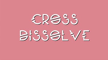 Adobe Premiere Pro CC Video transition: Cross dissolve