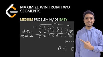 2555. Maximize Win From Two Segments | LeetCode