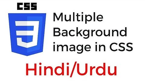 CSS How to set Multiple background Image in CSS Hindi