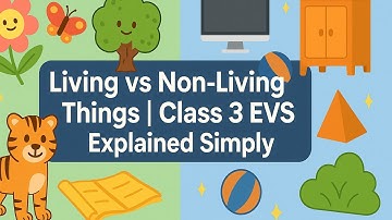 Living and Non-Living Things – Class 3 EVS | With Examples & Activities