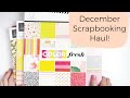 December Scrapbooking Haul- Scrapbook.com Goodies