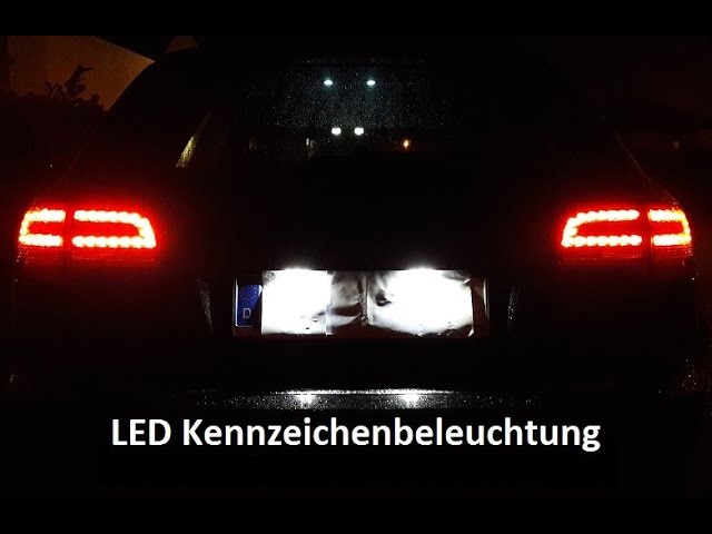 AUDI A6 4F C6 LED Kennzeichenbeleuchtung Nachrüstpaket