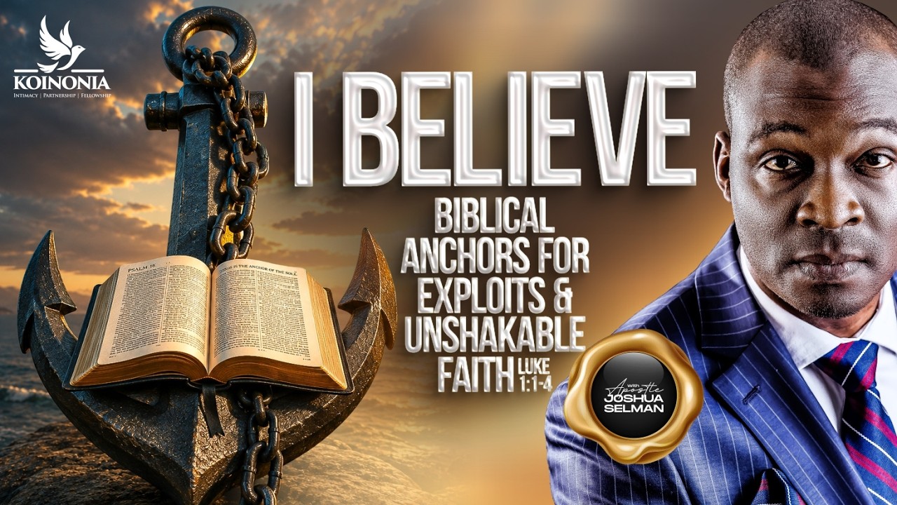 I BELIEVE (BIBLICAL ANCHORS FOR EXPLOITS & UNSHAKABLE FAITH) WITH APOSTLE JOSHUA SELMAN |05|07|2026|
