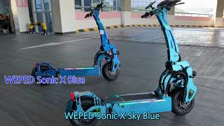 Electric Scooter WEPED Sonic X France Fast Ride & Canada Michael Pre-delivery Test Drives
