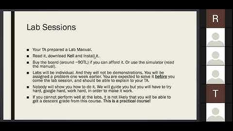 EE315 Microprocessors Week 01 (part I)