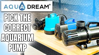 How To Pick The Perfect Pump For Your Aquarium | submersible pumps
