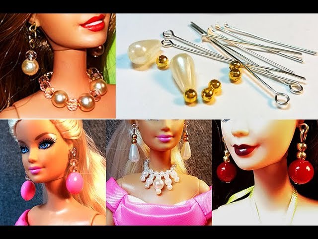 DIY Barbie Blog  How to Make Barbie Earrings from Beads and Wire