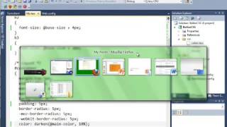Part II LESS Basics,Demo Hello World LESS,Using Variables and Operations,Demo Using Variables,Mixins
