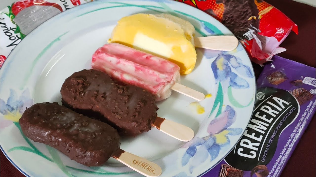 ice cream unboxing la cremeria brownies Ovaltine musang king viral