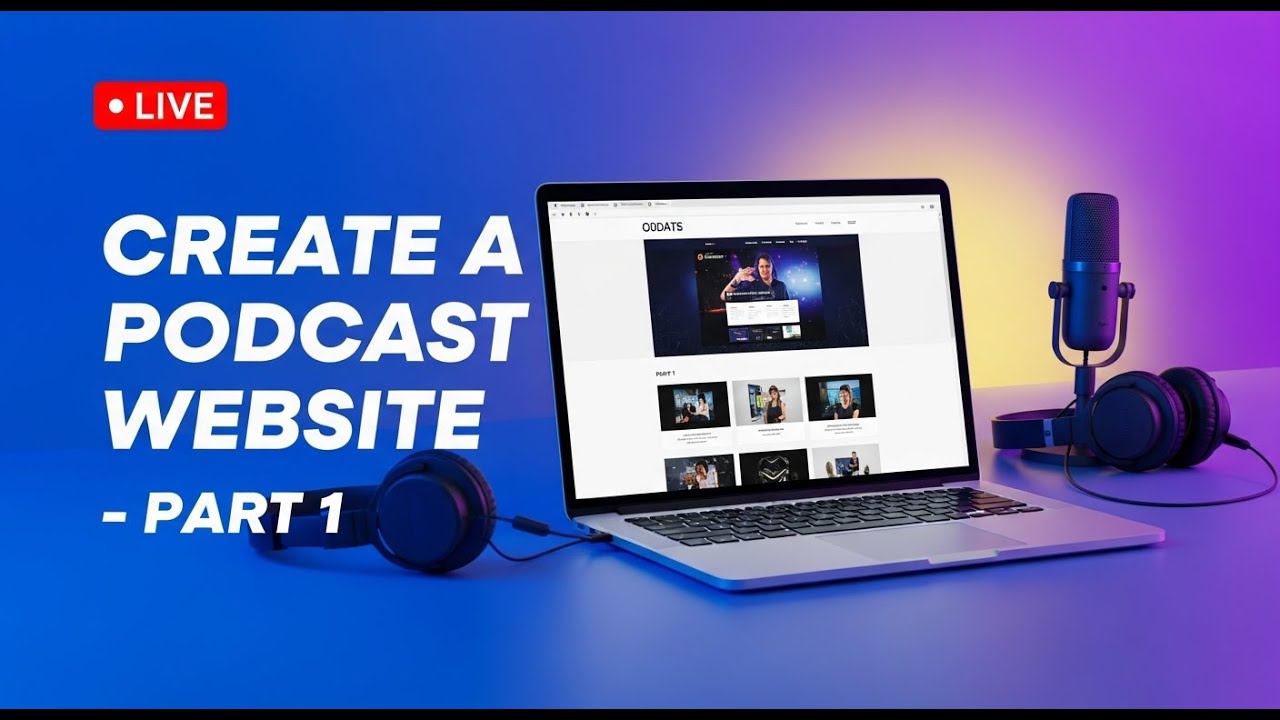 How to Create a Podcast Website Step by Step (Beginner Friendly) | Part 1