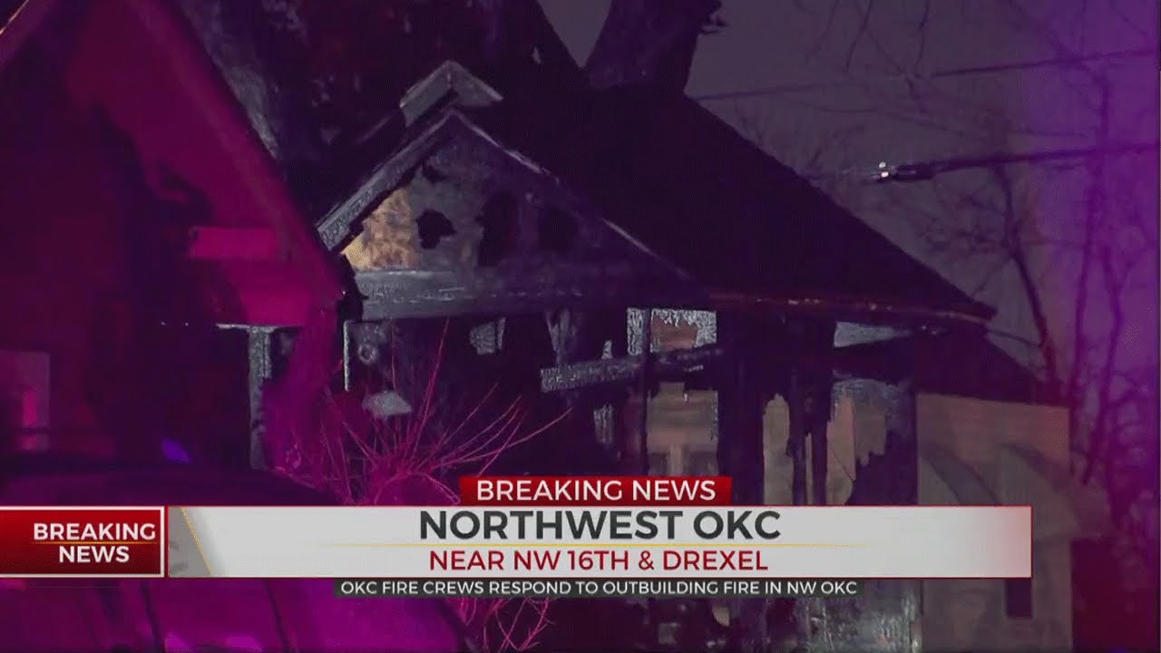 OKC Fire Crews Respond To Treehouse Fire In NW OKC - YouTube