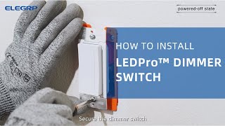 How to Install EDM25 ELEGRP LEDPro™ Multi-Location Dimmer Switch (Single-Pole)