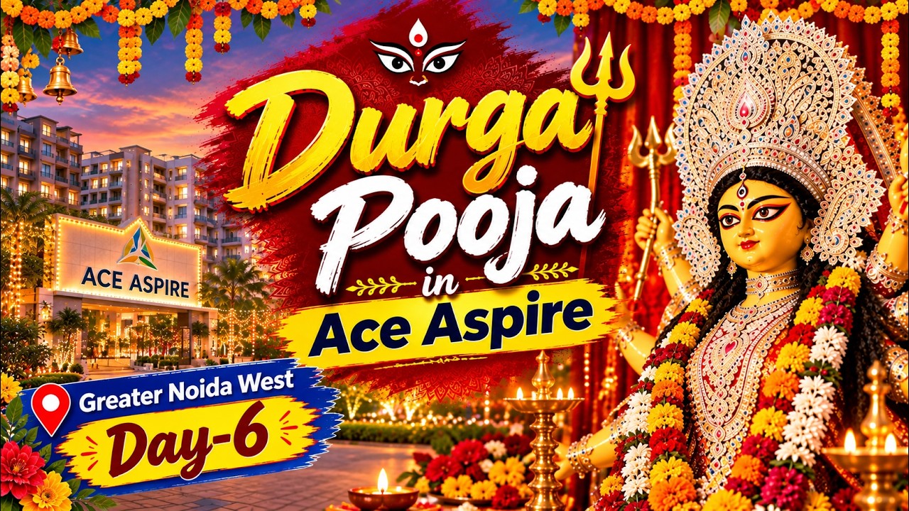 Durga pooja Day 6(Ace Aspire Greater Noida West)
