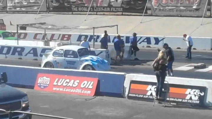 Bug-In 2011  Greg Tims on final lap of the day