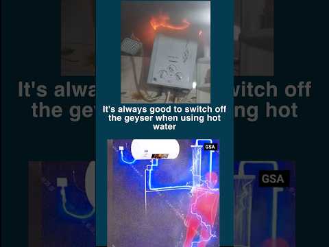 Use geyser safely #geyser #current #healthvideos #shock #facts