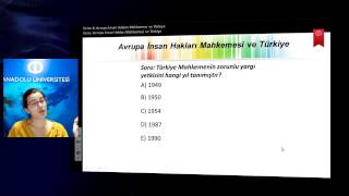 İNSAN HAKLARI VE KAMU ÖZGÜRLÜKLERİ - Ünite 8 Konu Anlatımı 1