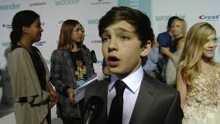 Wonder Premiere Bryce Gheisar (Julian) Interview