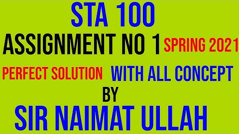 STA100 assignment 1 solution spring2021|STA 100|Complex|number|Quadratic|Equation|Completing|Square.