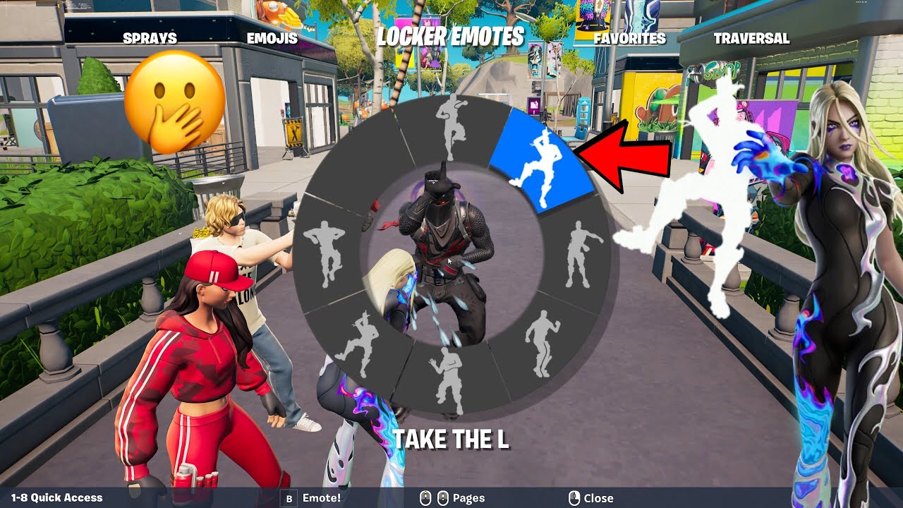 Pretending to NOT Have their Emotes in Fortnite With *NEW* Serenade Skin