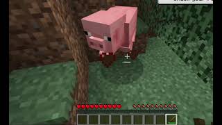 minecraft arg but the entity is green