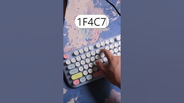 What Does Unicode 1F4C7 Represent? It’s the Card File! 📇 #unicode #emoji #shorts #msword #keyboard