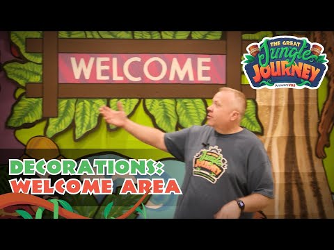 How to Create Your Welcome Area | The Great Jungle Journey VBS: Decorations