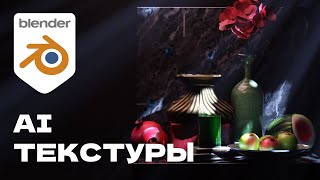 ИСКУСТВЕННЫЙ ИНТЕЛЕКТ для создания текстур в BLENDER 3D