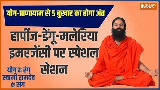 Yoga: योगगुरू दूर करेंगे वायरस-बैक्टीरिया की टेंशन | Yoga For Health | Swami Ramdev | Virus screenshot 5