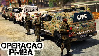 GTA V PMBA | OPERAÇÃO CIPE CAATINGA | CONFRONTO NA FAVELA | GTA 5 POLICIAL